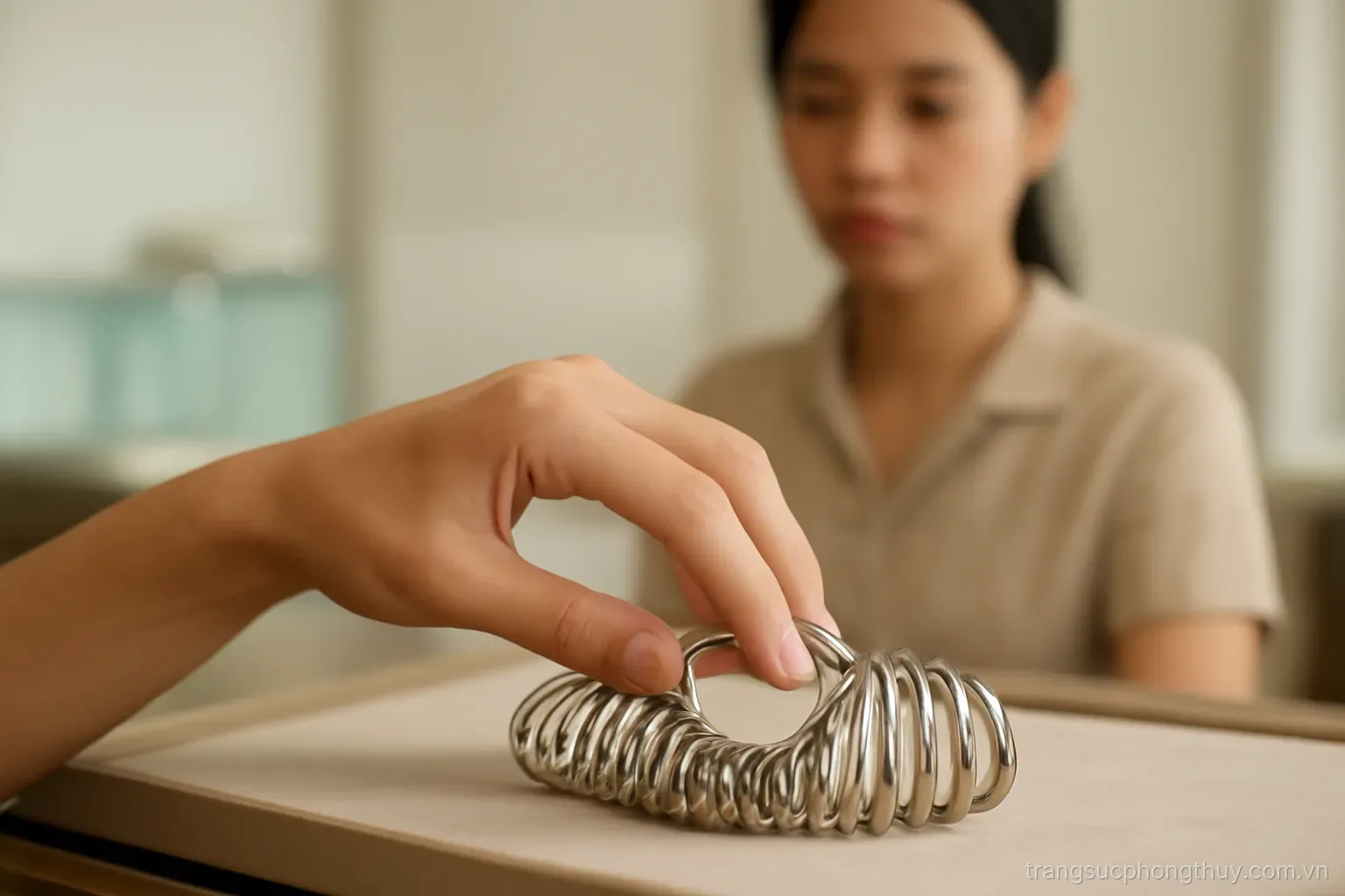 Đo và chỉnh cỡ nhẫn