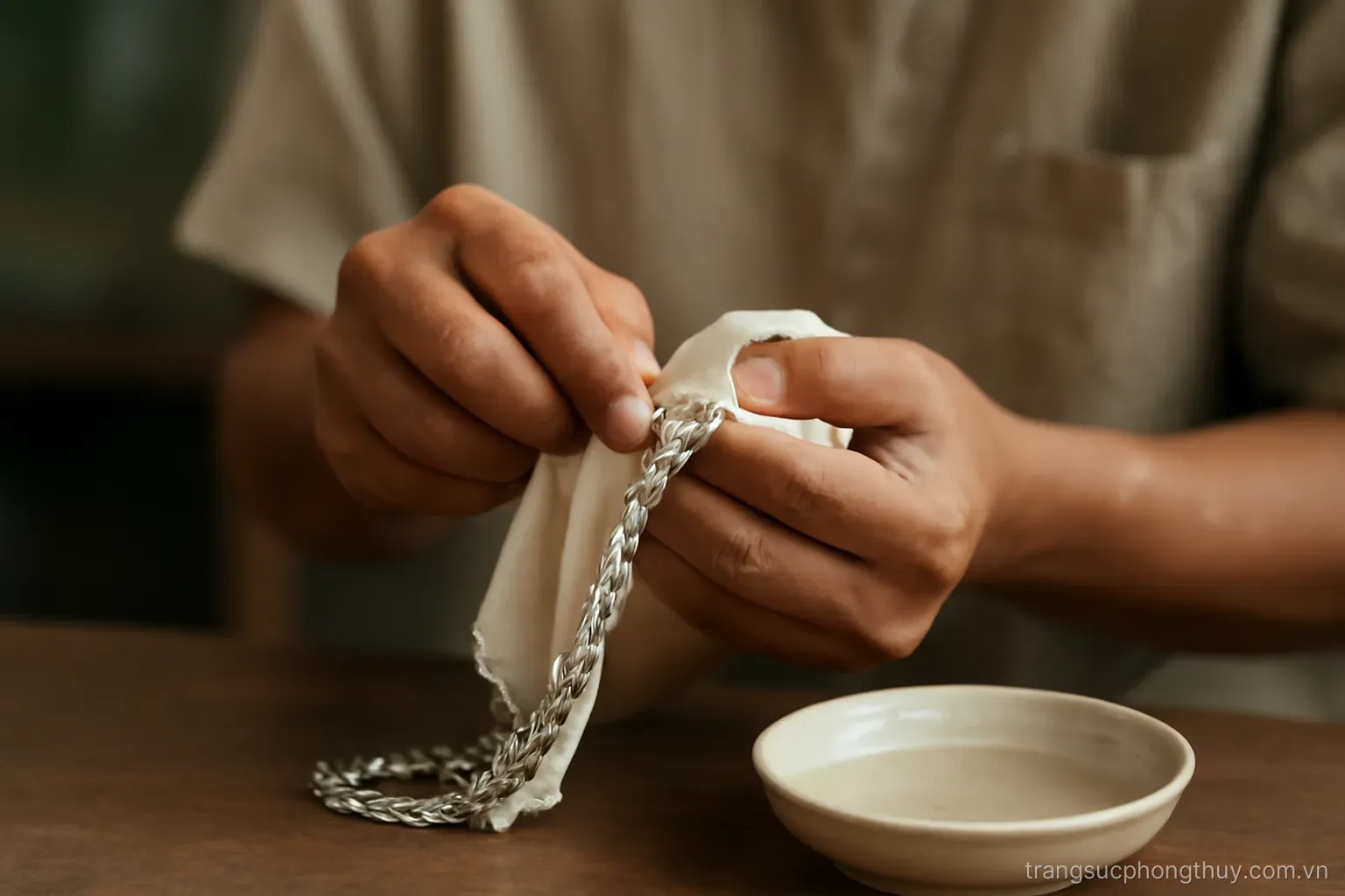 Giữ và làm sạch trang sức