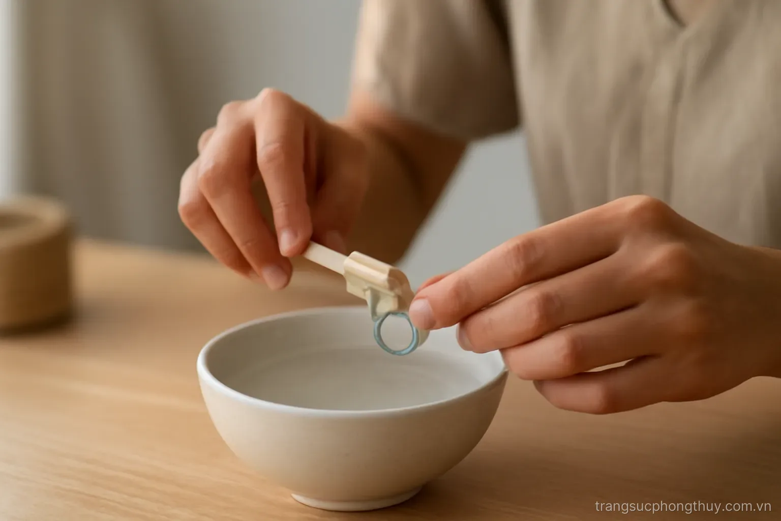 Giữ và làm sạch